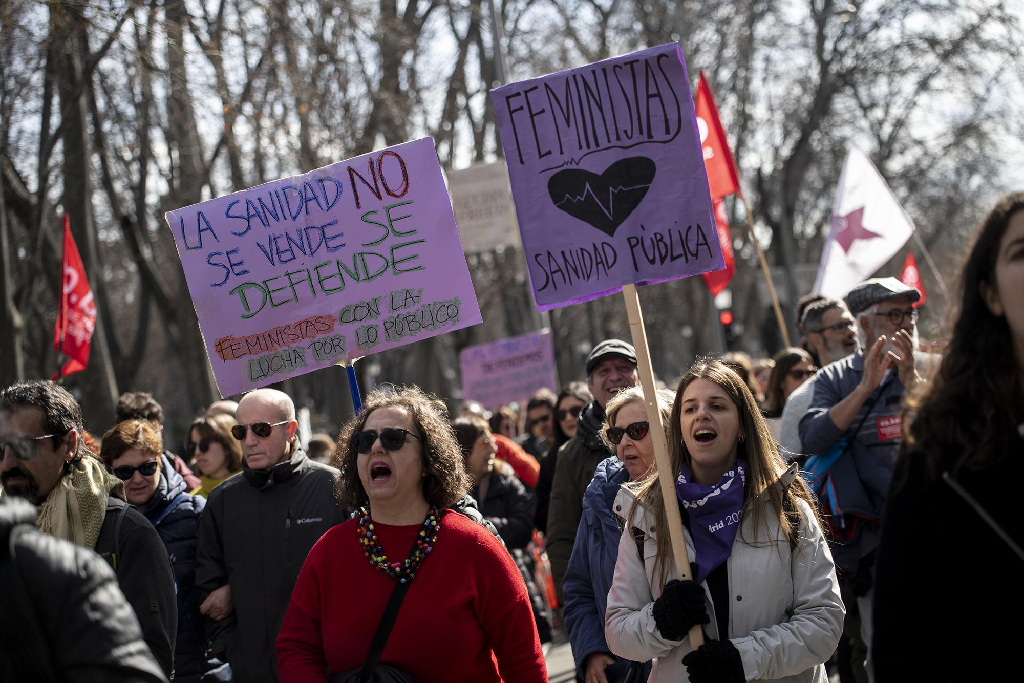 Manifestación Sanidad Pública 12 febrero - 15